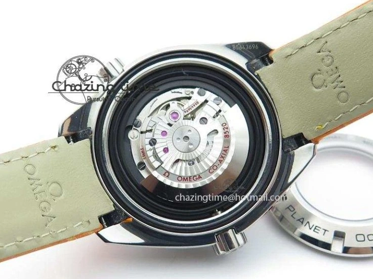 0108 Reliable Planet Ocean Professional SS V6F 37mm Ladies Orange Bezel On Orange Leather Strap A 8255